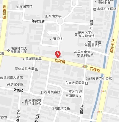 江苏雅思考点南京地图