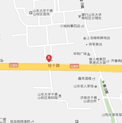 山东雅思考点济南考点地图