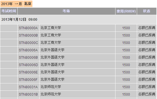 2013托福北京1月上海3月即将报满