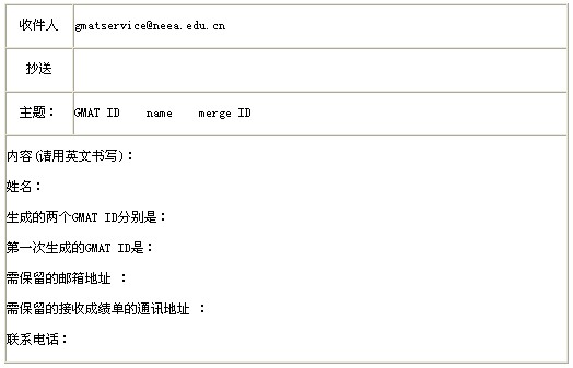 GMAT更改个人信息