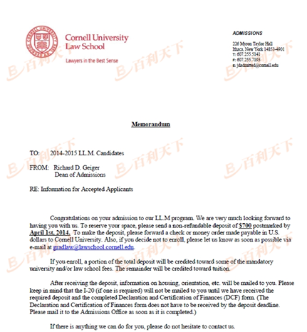康奈尔大学法律硕士