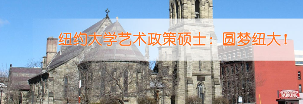 【艺术】纽约大学艺术政策专业硕士