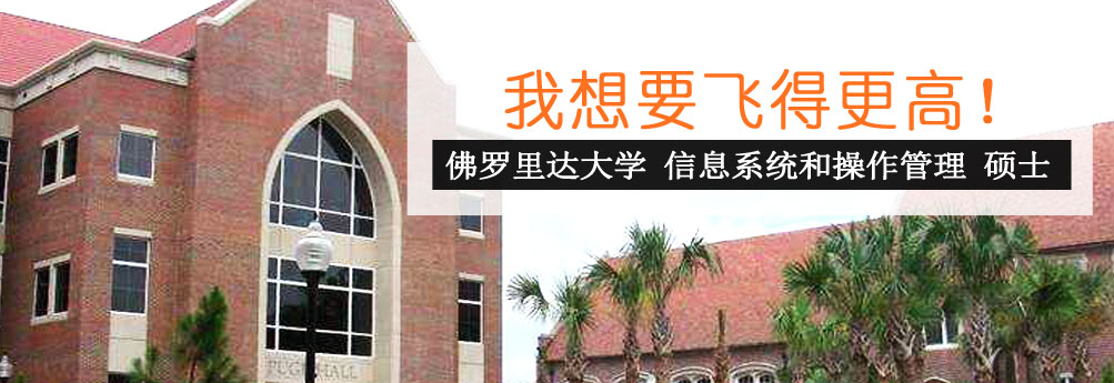 【理工科】佛罗里达大学信息系统和操作管理专业硕士