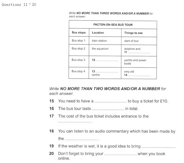 雅思OG听力 雅思OG听力