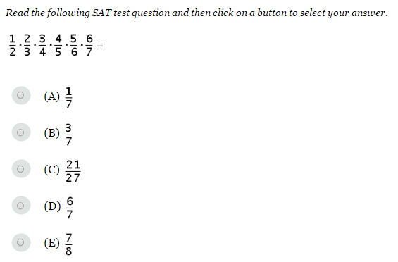 2015年3年23日SAT官方每日一题 2015年3年23日SAT官方每日一题