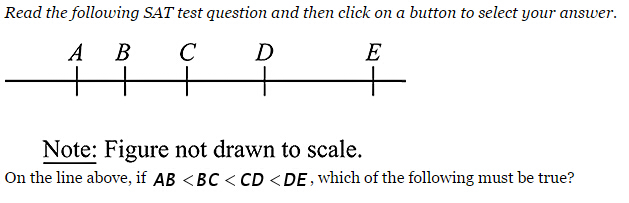 2015年4年4日SAT官方每日一题 2015年4年4日SAT官方每日一题