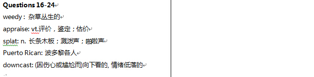 SAT阅读OG词汇总结