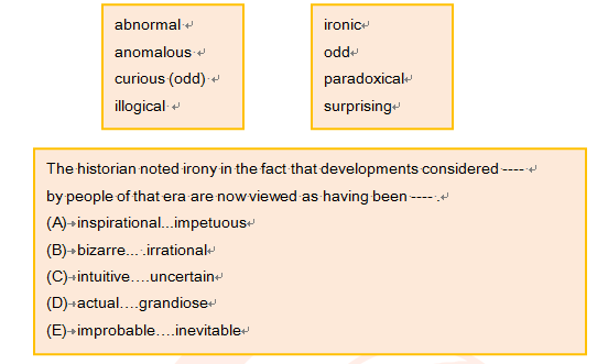 SAT句子填空技巧小讲堂（二）