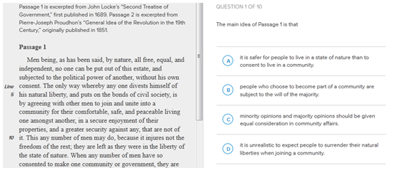 4套新SAT试题可免费练习 4套新SAT试题可免费练习